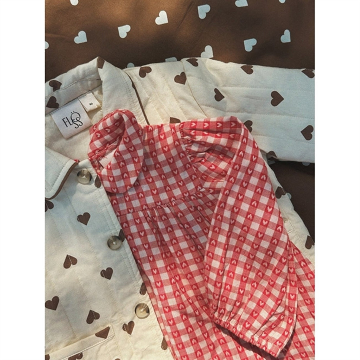 Flöss Ally Dress Heart Gingham 5