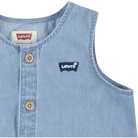 Levi's Denim Romper And Buckethat Summer Wind