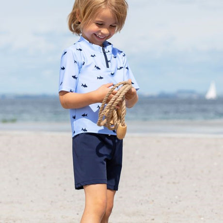 Petit Crabe Blue Alex UV Shorts