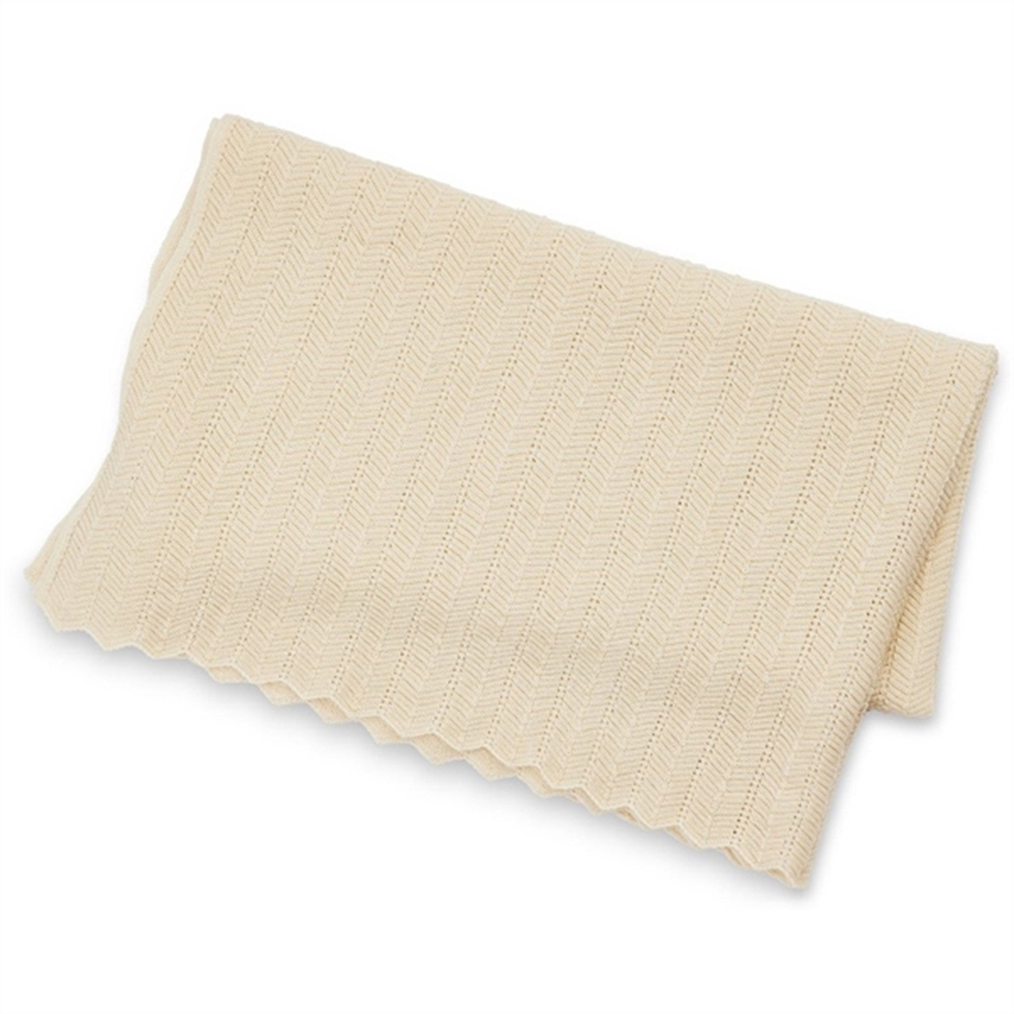 Smallstuff Wool Baby Blanket Off White