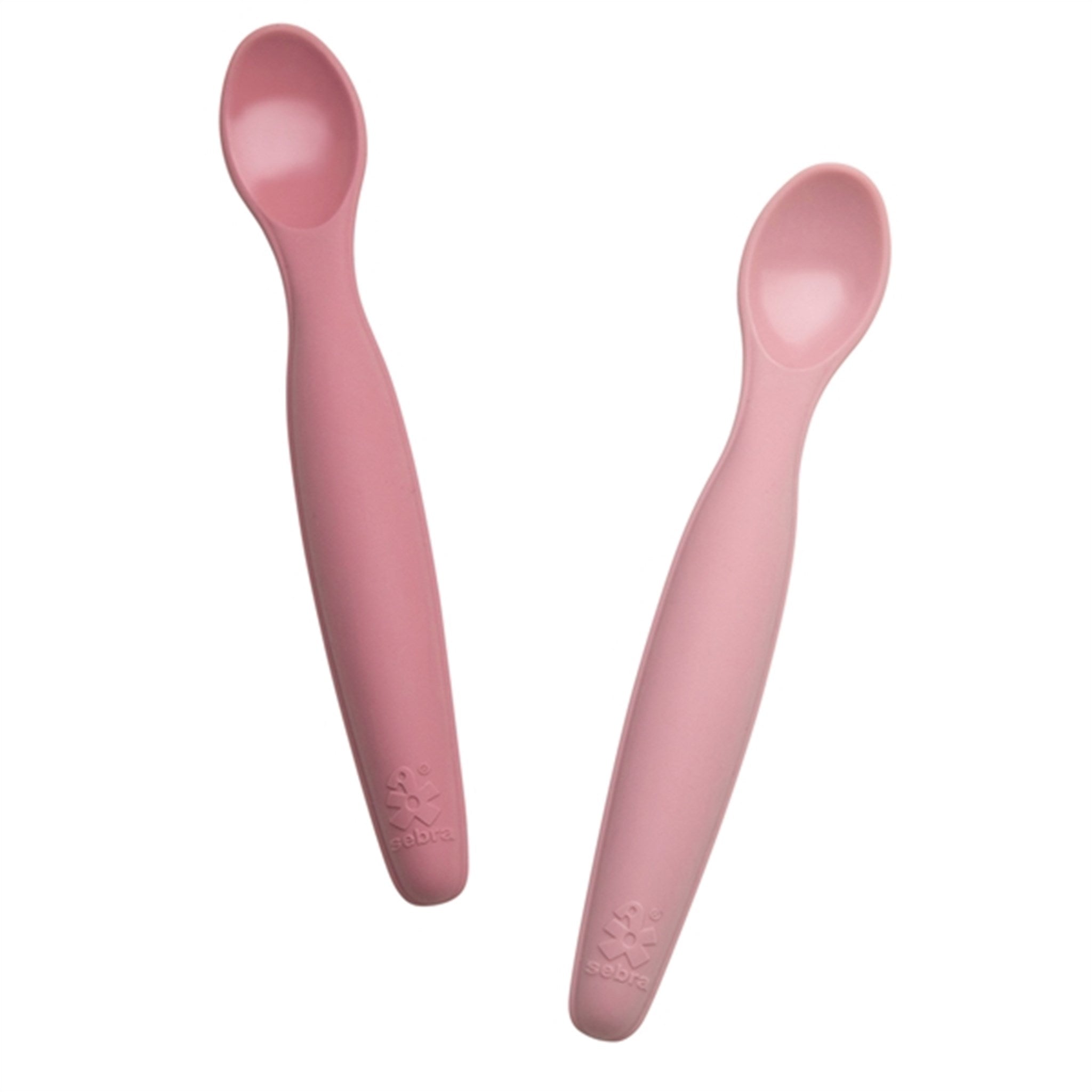 Sebra Silikone Spoon Set Blossom Pink
