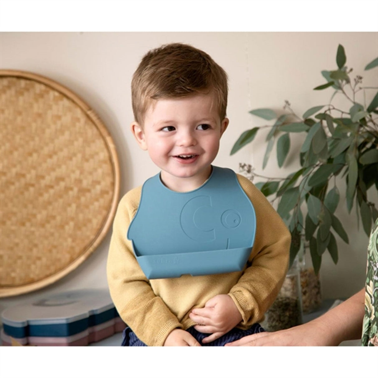 Sebra Bibs Vintage Blue 2-Pack 3