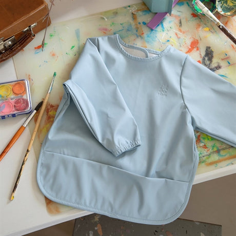 Sebra Sleeved Bib Powder Blue 2