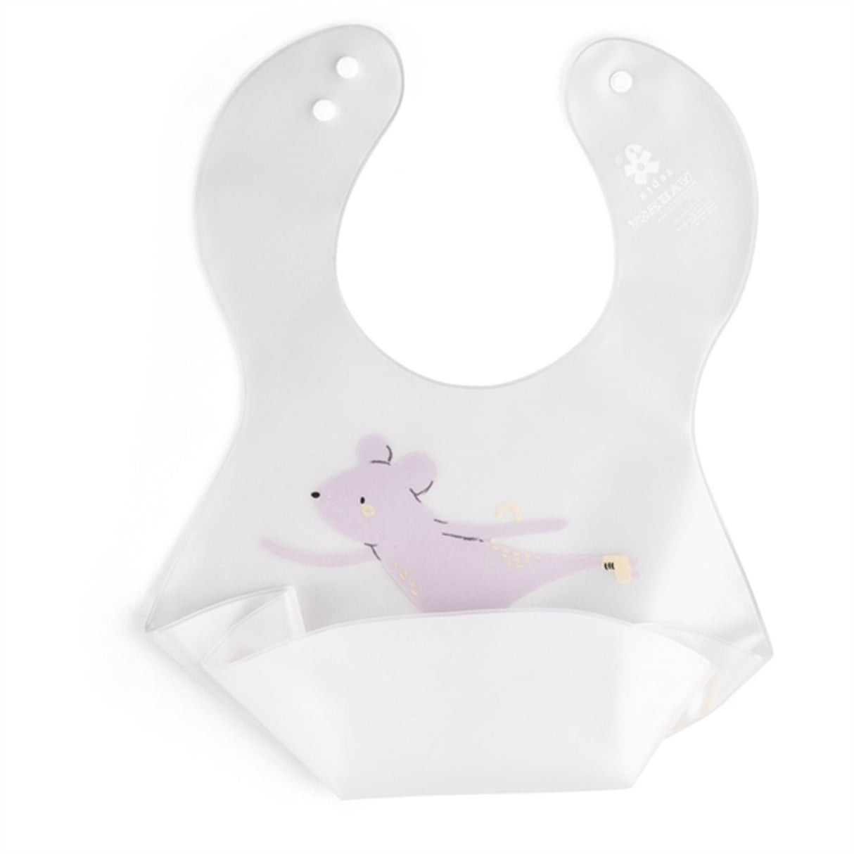 Sebra Bib Teeny Toes 2-pack Pink 2