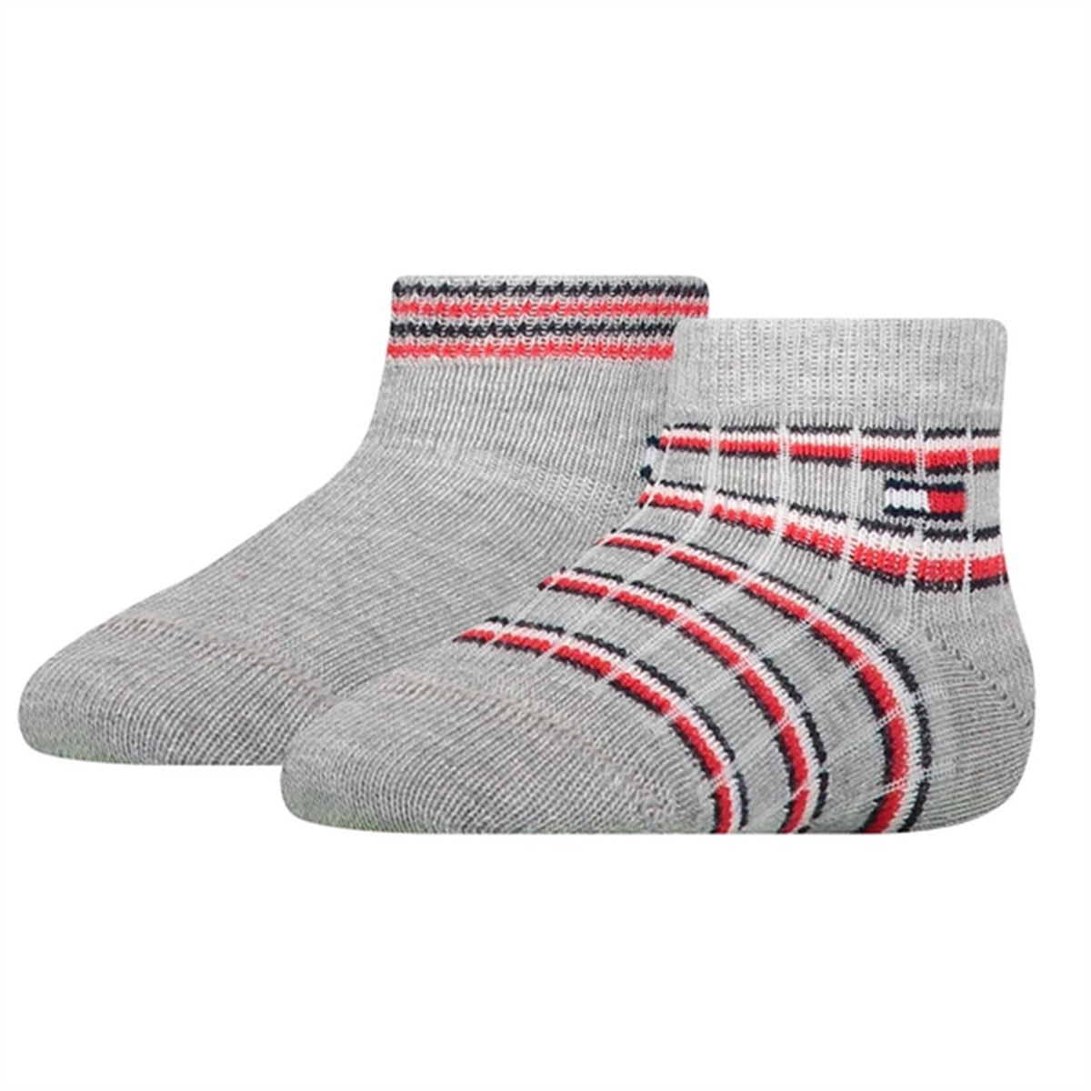 Tommy Hilfiger Baby 2-pack Global Socks Grey Melange