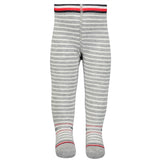 Tommy Hilfiger Baby Breton Stripe Tights Mid Grey Melange