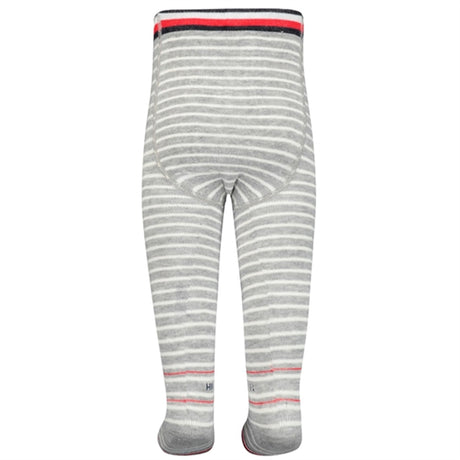 Tommy Hilfiger Baby Breton Stripe Tights Mid Grey Melange 2