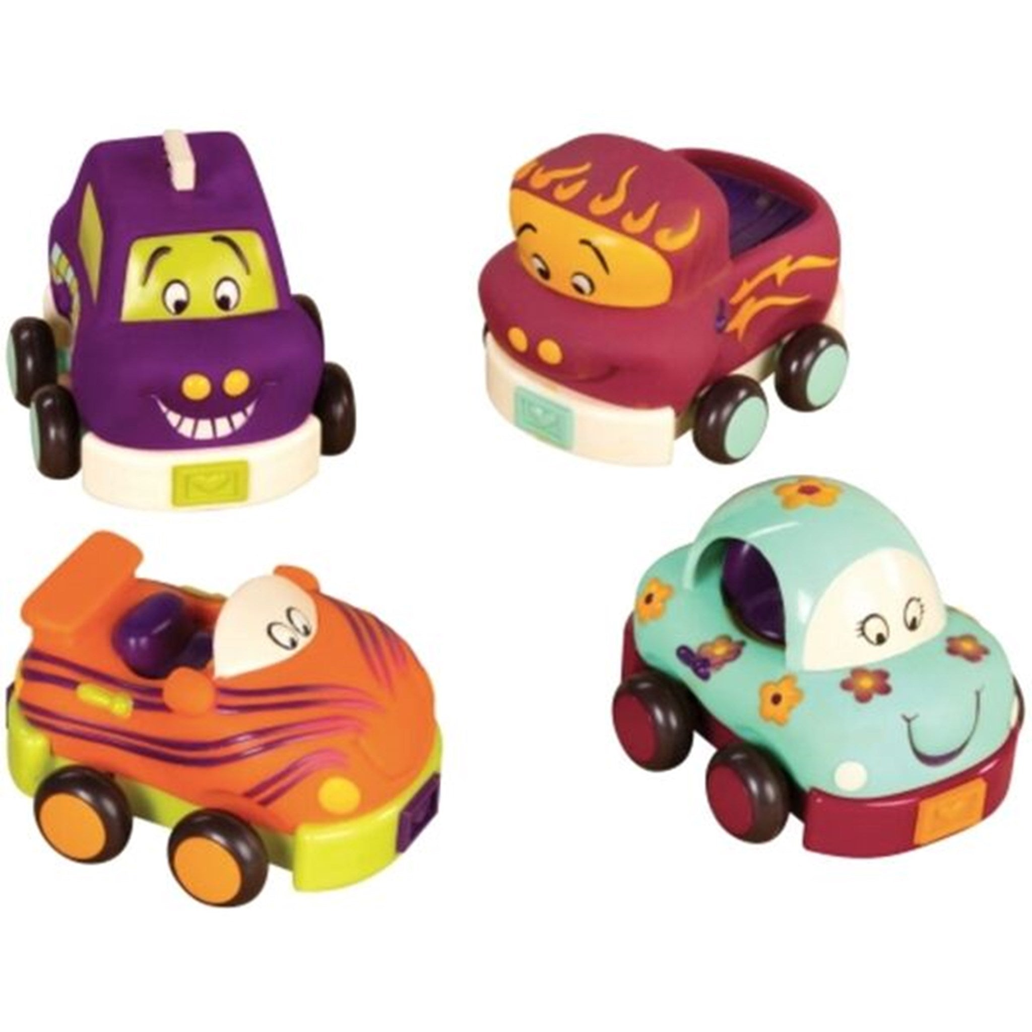 B-toys Wheeeee-ls - Pull Back Cars Mint
