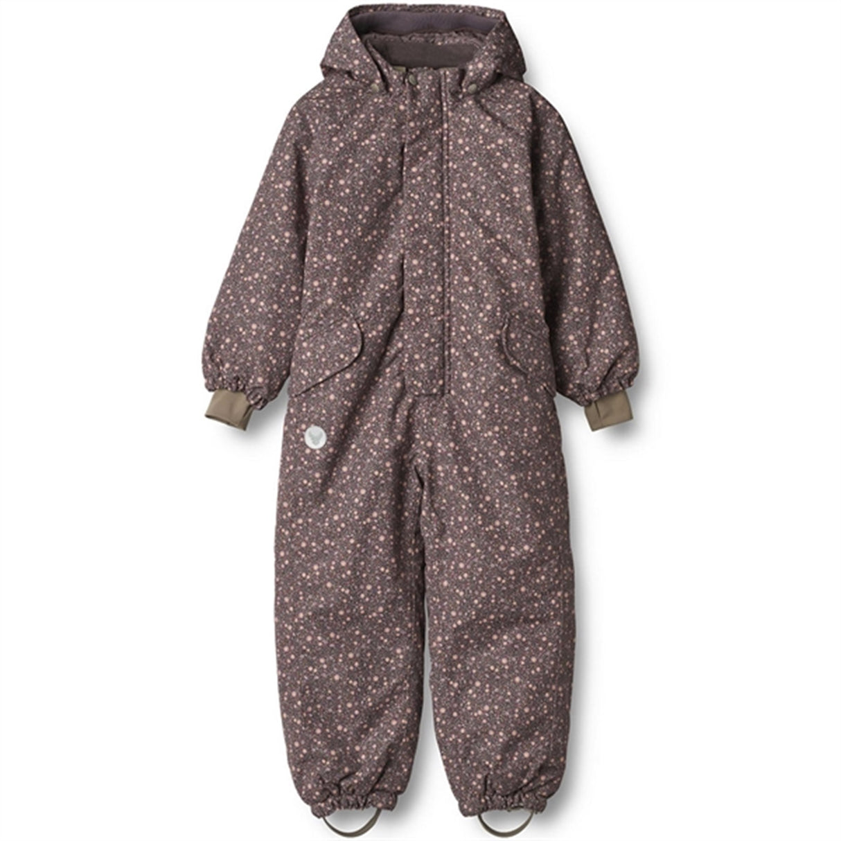 Wheat Snowsuit Miko Tech Eggplant Buttercups