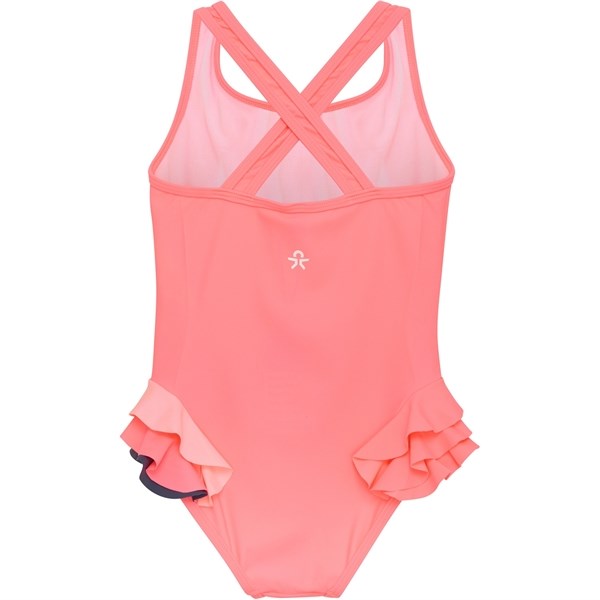 Color Kids Swimsuit Neon Coral 3