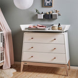 Leander Luna™ Chest of Drawers White/Oak 4