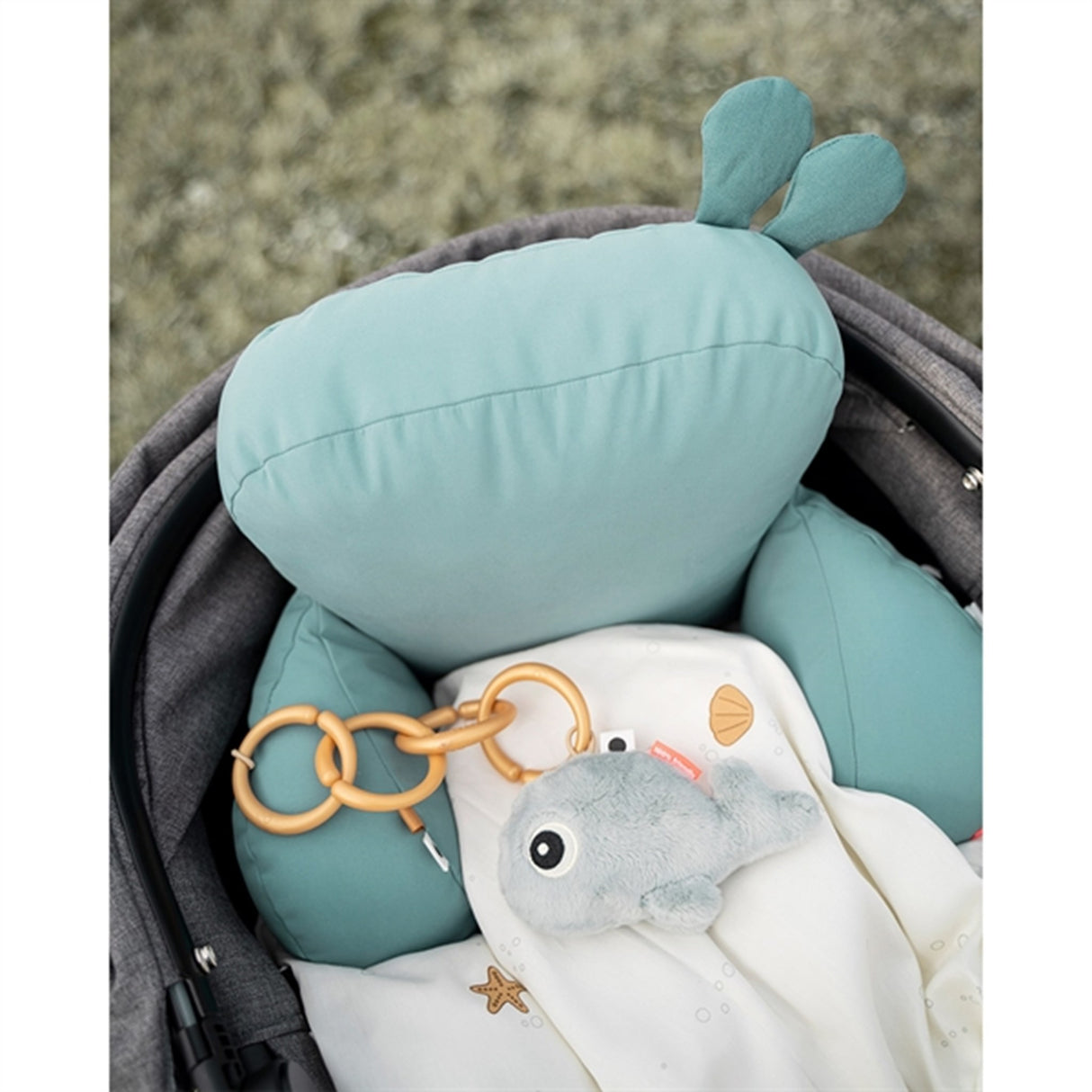 Done by Deer Pram Pillow Raffi Blue 3