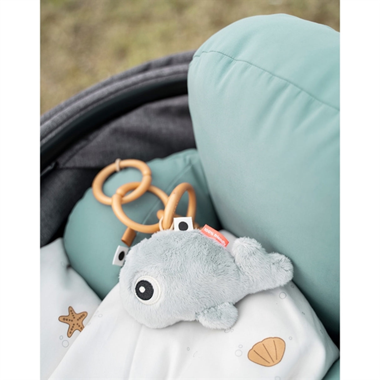 Done by Deer Pram Pillow Raffi Blue 4