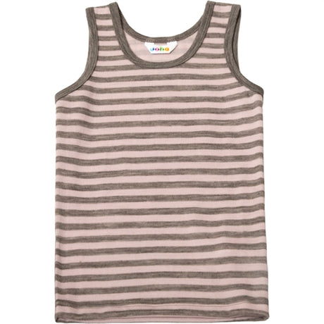 Joha Wool Pink Stripe Undershirt