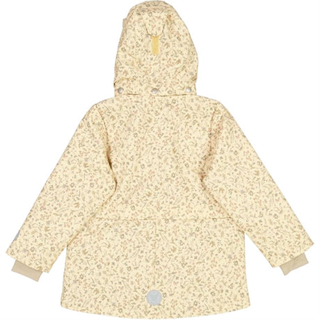 Wheat Jacket w. Fleece Gry Tech Wild Flowers 2