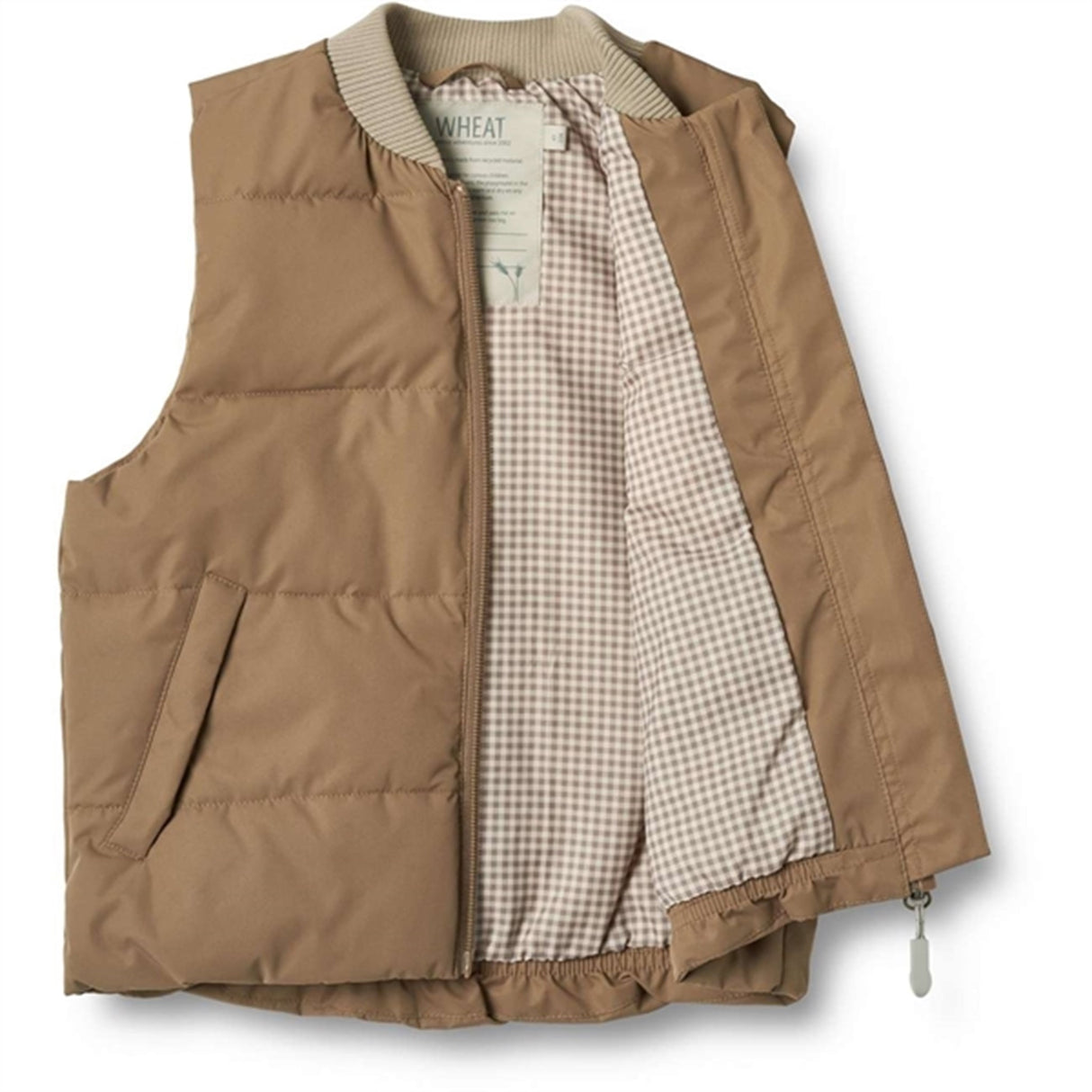 Wheat Vest Andre Summer Puffer Golden Brown 3