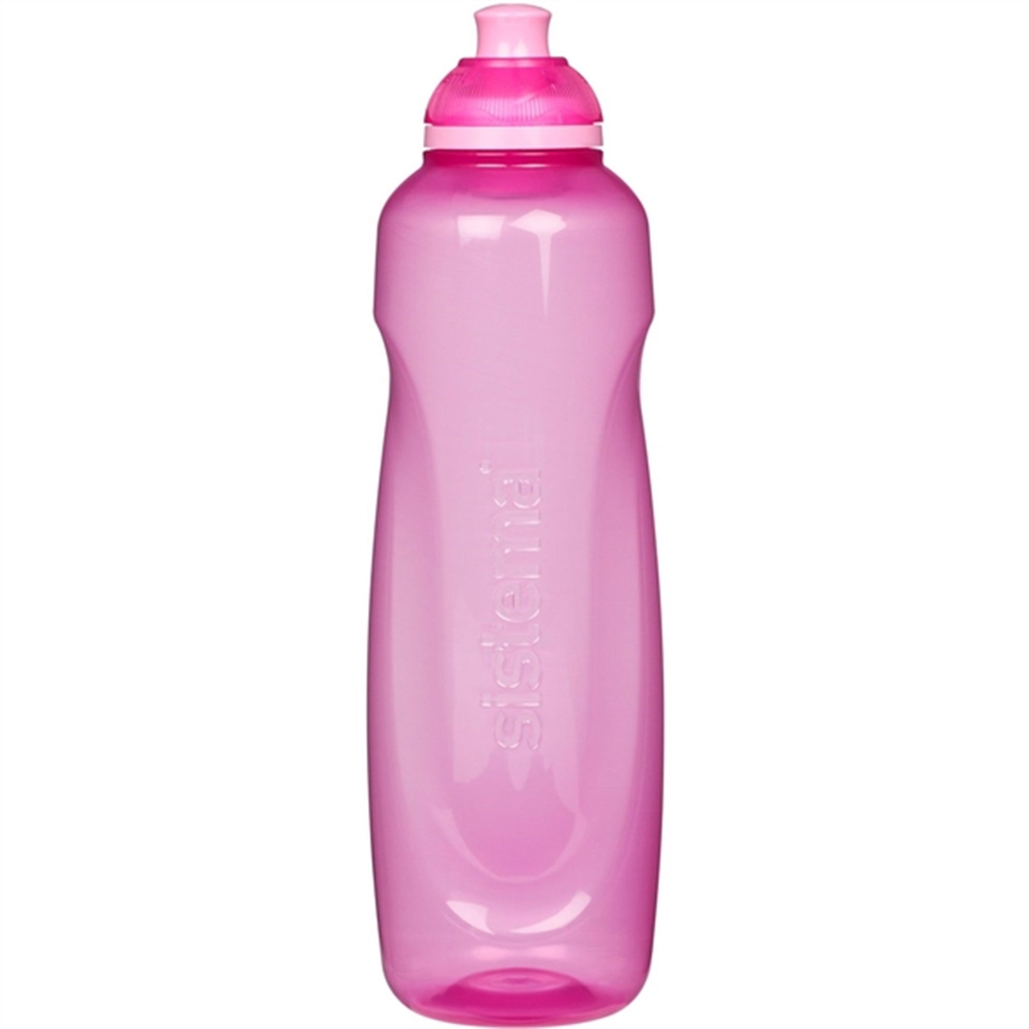 Sistema Twist 'n' Sip Helix Water Bottle 600 ml Pink