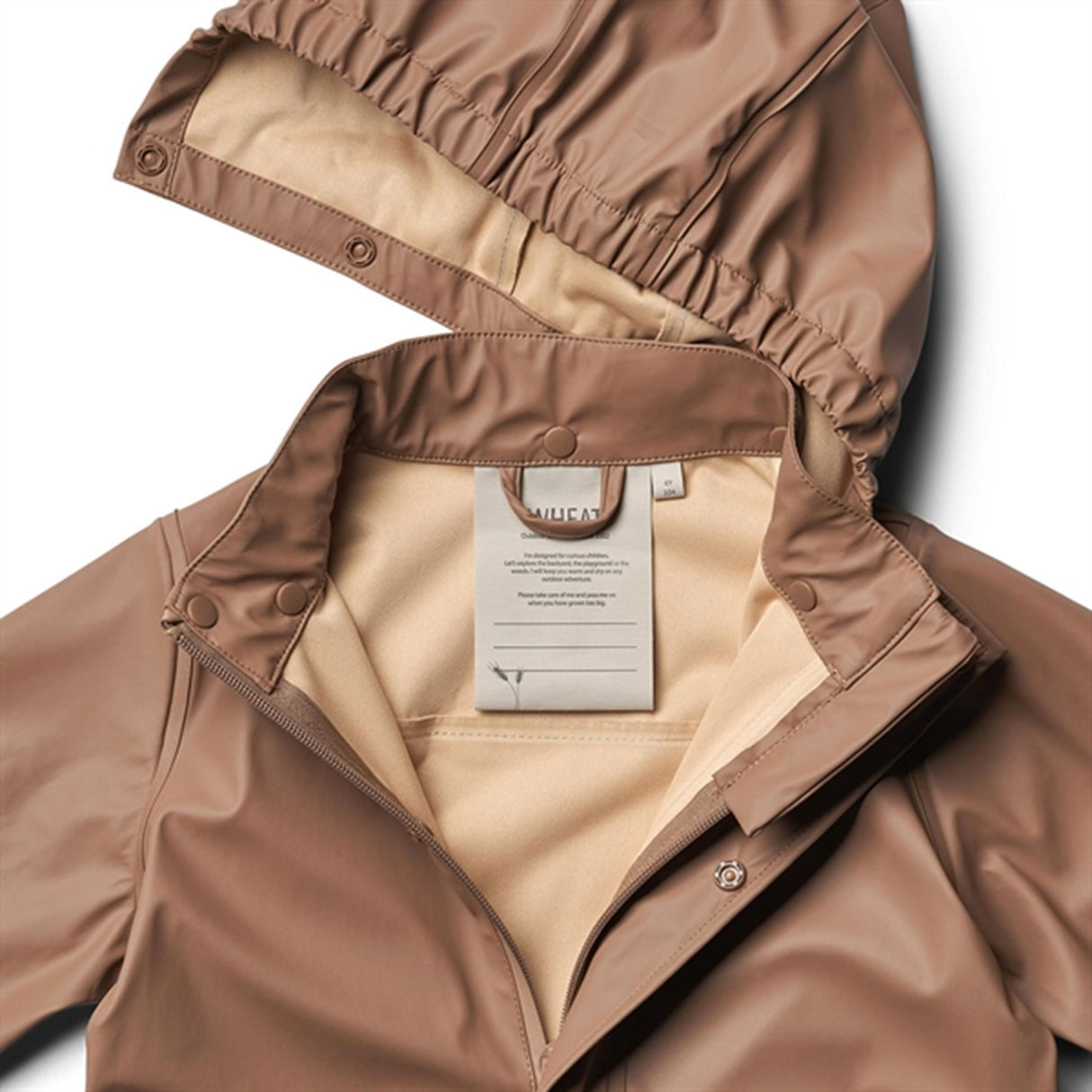 Wheat Rainwear Set Ola Berry Dust 7