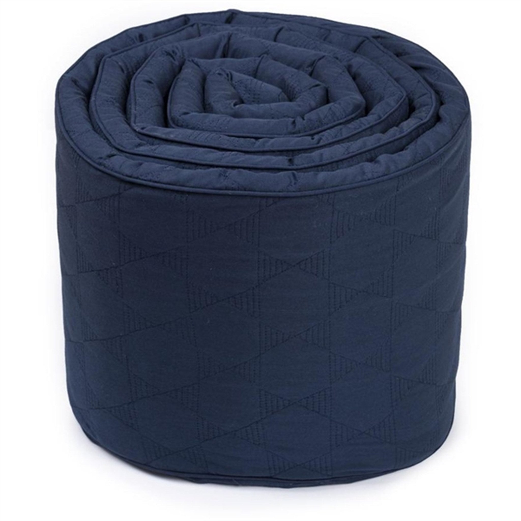 Smallstuff Quilted Bed Bumper Navy