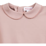 Petit Crabe Rose Nude Palma Onesie with Zipper 8