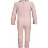 Petit Crabe Rose Nude Palma Onesie with Zipper 3