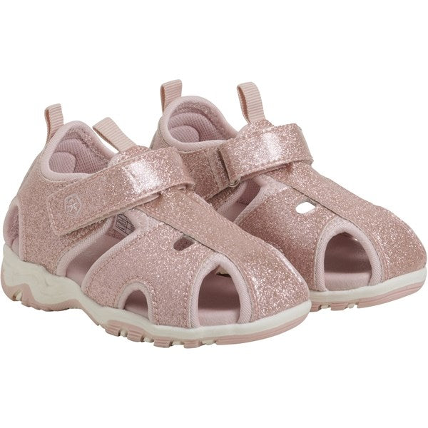 Color Kids Baby Sandals with Velcro Strap Chalk Pink