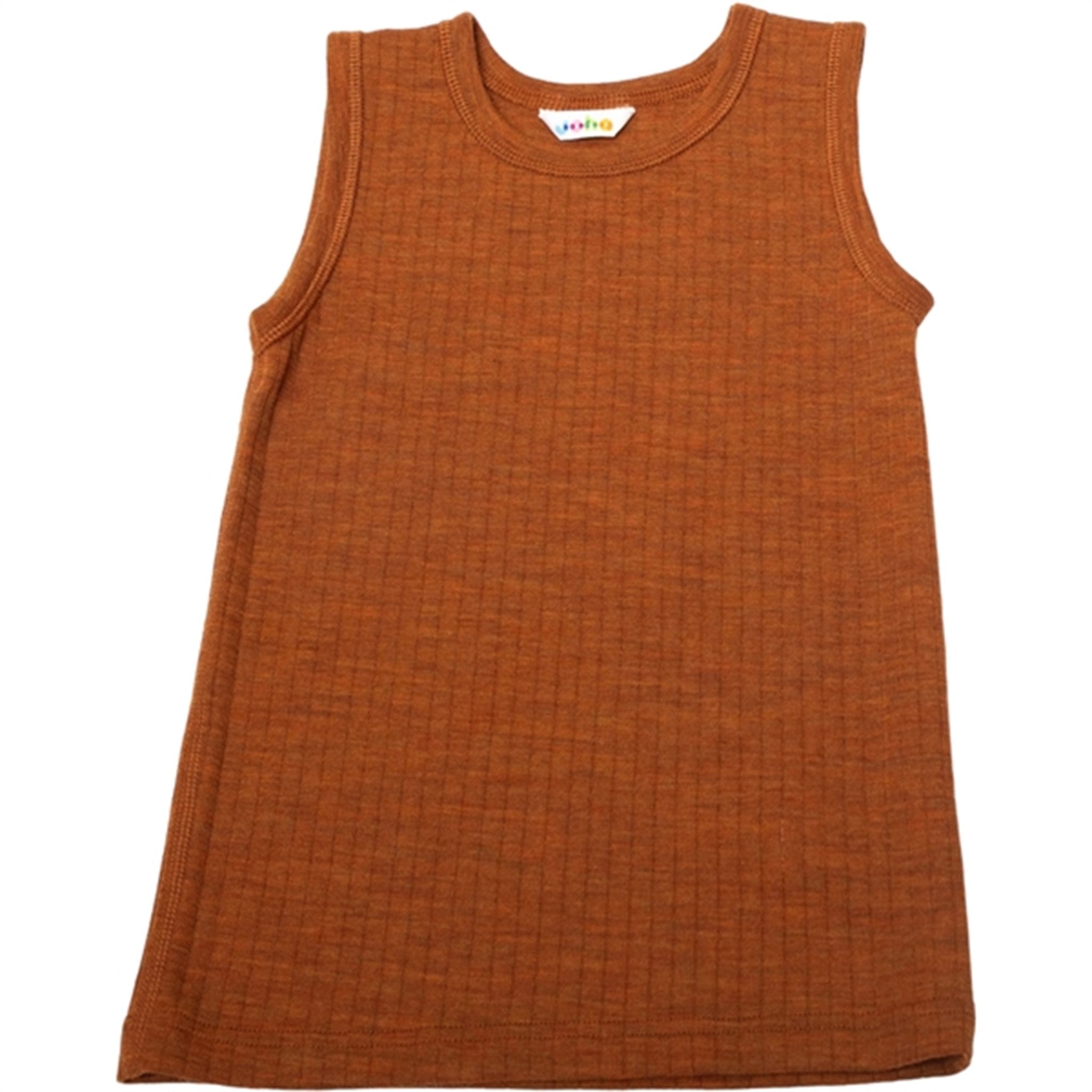 Joha Wool Orange Undershirt Basic