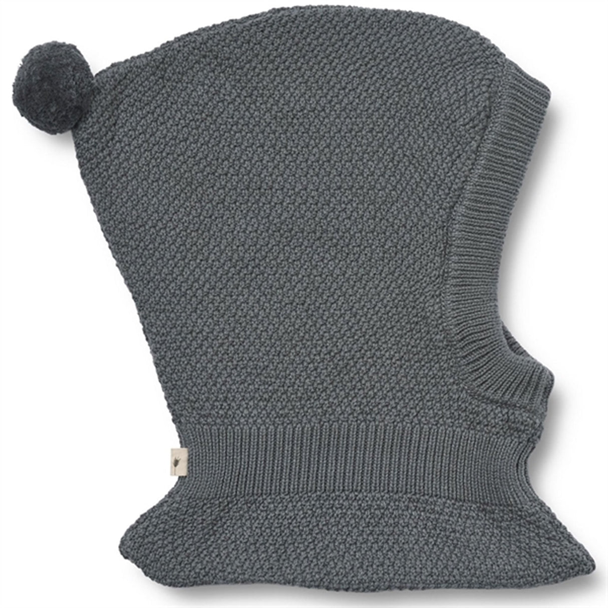 Wheat Balaclava Knitted Pomi Autumn Sky