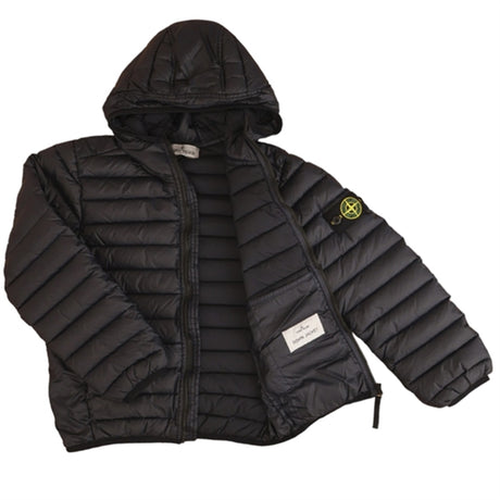 Stone Island Junior Real Down Jacket Navy Blue 2