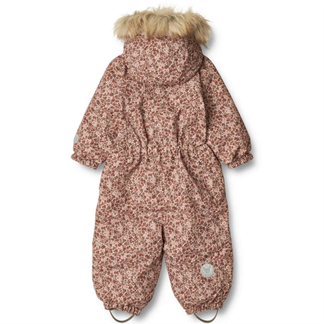 Wheat Snowsuit Nickie Tech Rose Dust Flowers 2