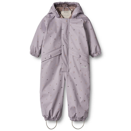 Wheat Rain Suit Aiko Thermo Lavender Flowers