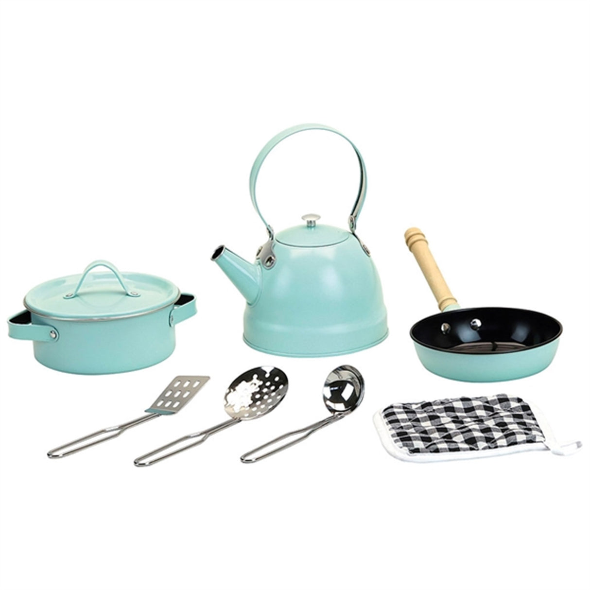 Vilac Cookware Set Metal Retro 7 pieces