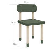 Flexa Dots Chair Deep Green