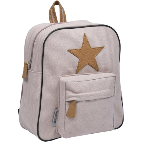 Smallstuff Canvas Backpack Powder/Gold