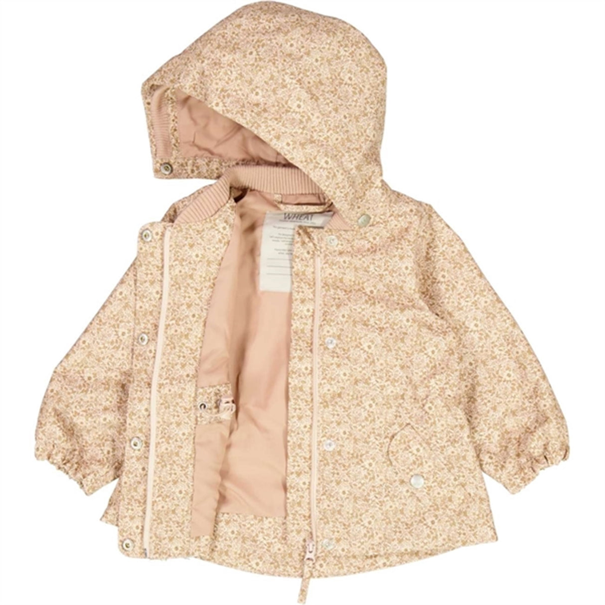 Wheat Jacket Ada Tech Rose Dust Flowers 3