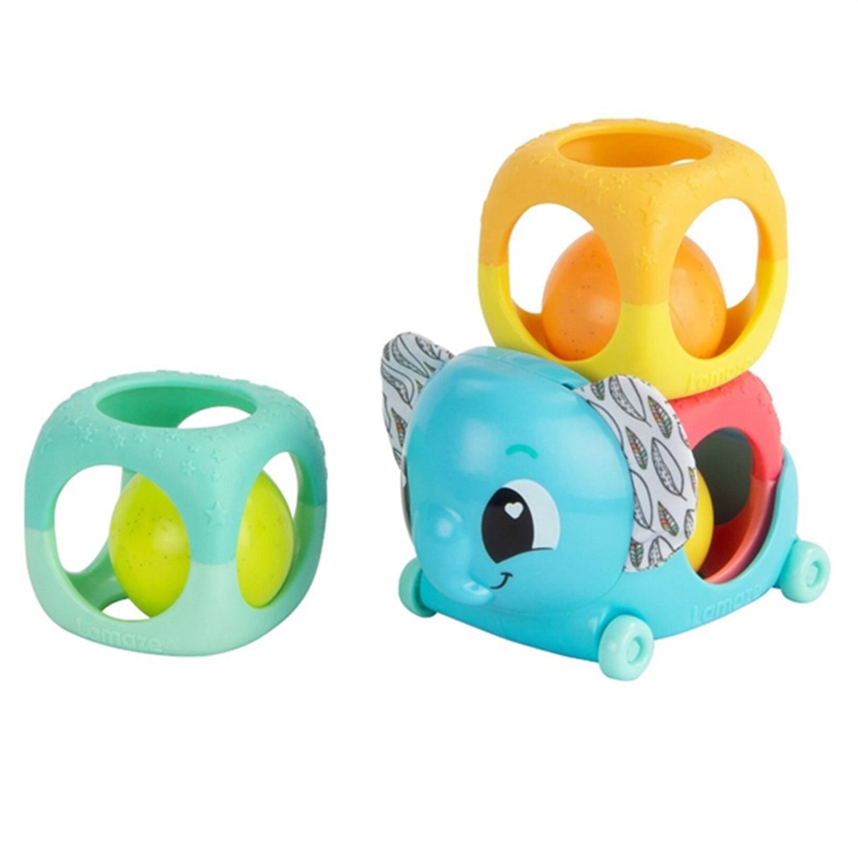 Lamaze Stack Rattle & Rolls Block Set