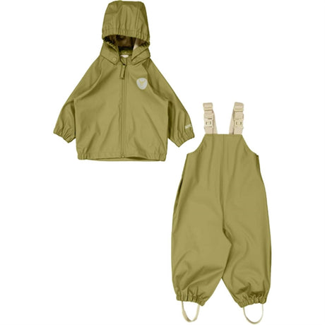 Wheat Rainwear Set Charlie Heather Green