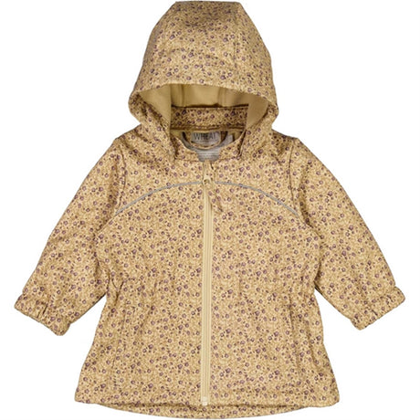 Wheat Softshell Lilac Flowers Jacket Elois