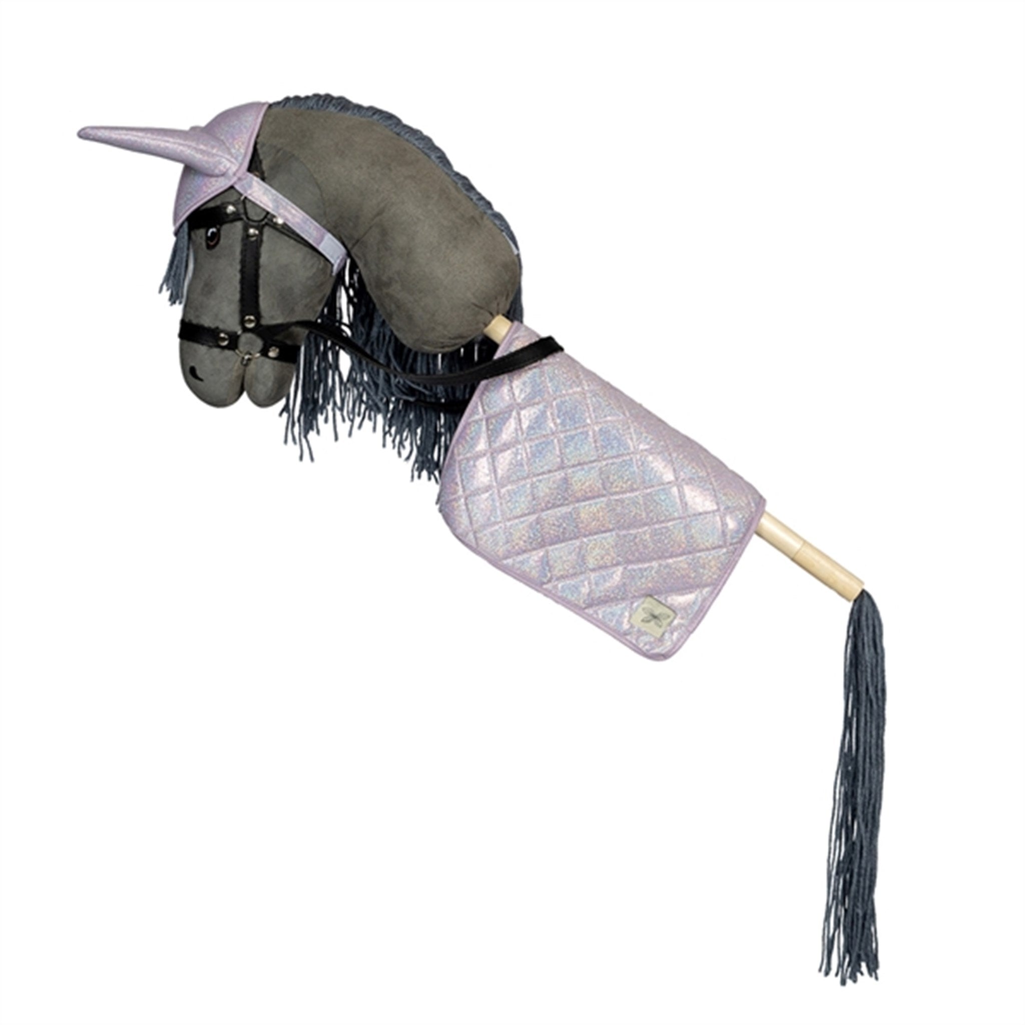 by Astrup Hobby Horse Saddle Pad and Hut - Purple 2