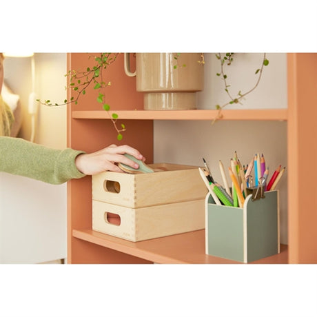 FLEXA PLAY Wooden Storage Box Set Mini Natural 2