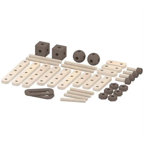 FLEXA PLAY Construction Set Brown