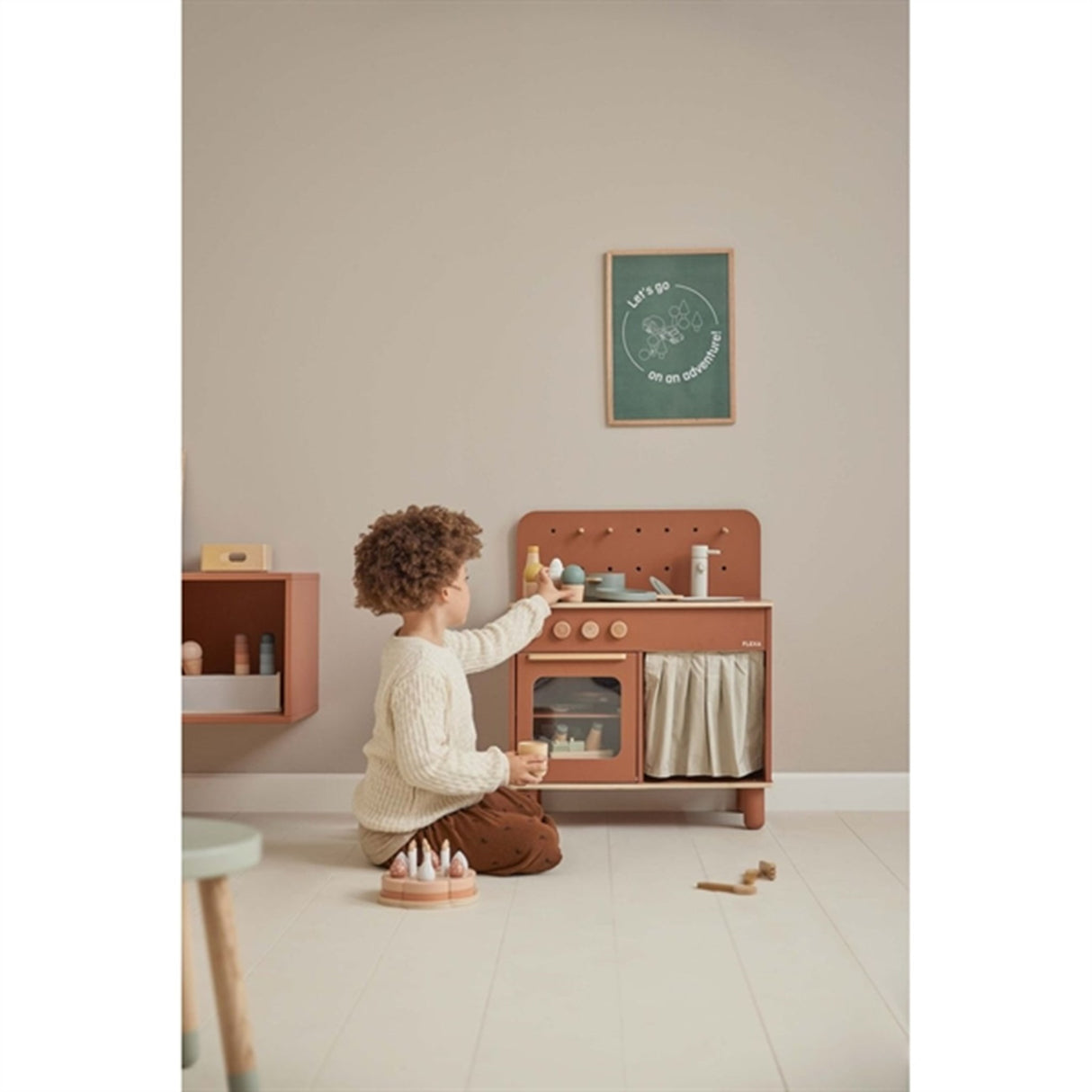 FLEXA PLAY Kitchen Rosa