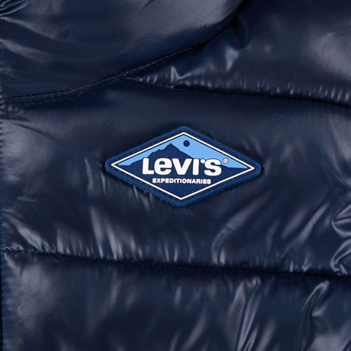 Levi's Sherpa Lined Puffer Jacket Dress Blues 3