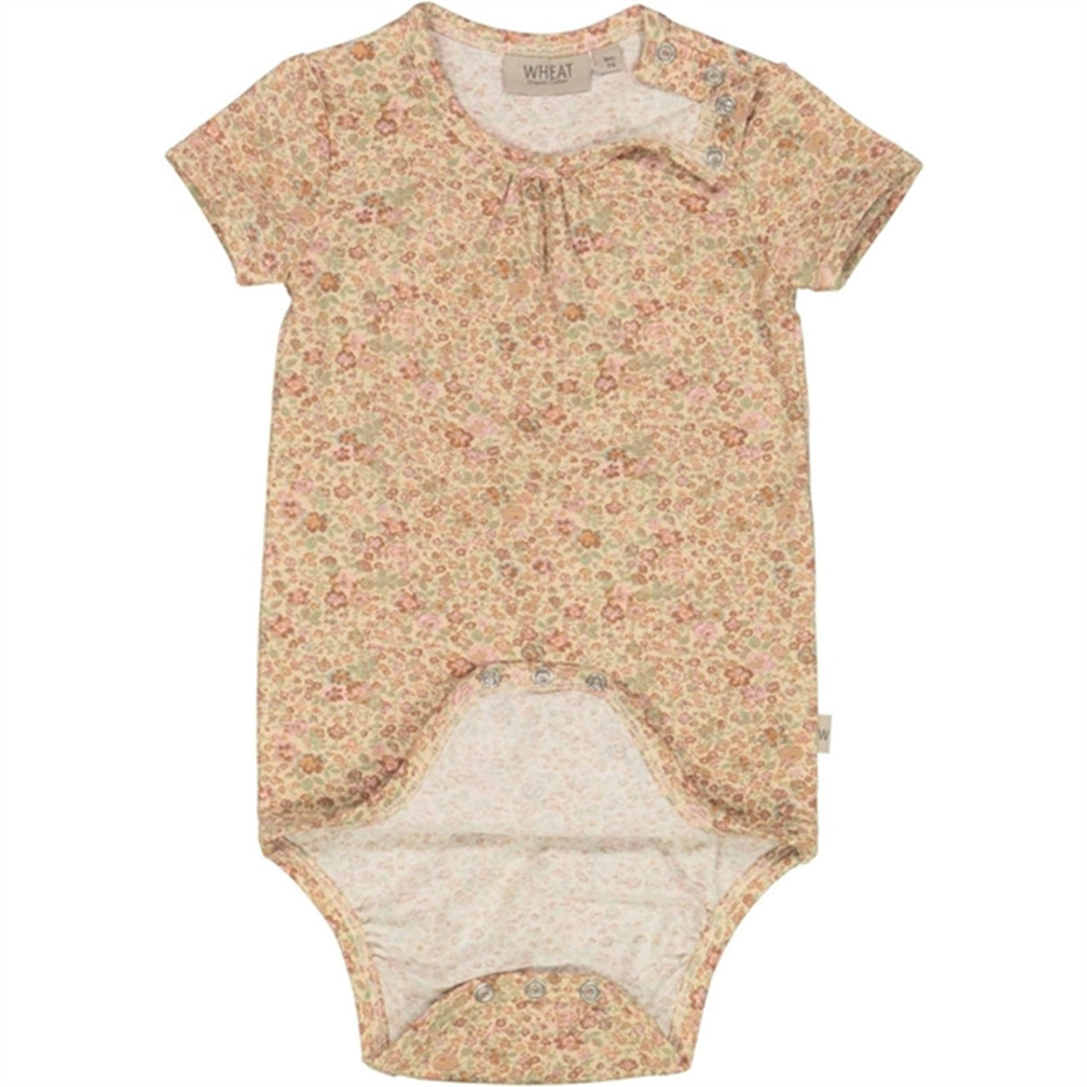 Wheat Barely Beige Small Flowers Jersey Body 3