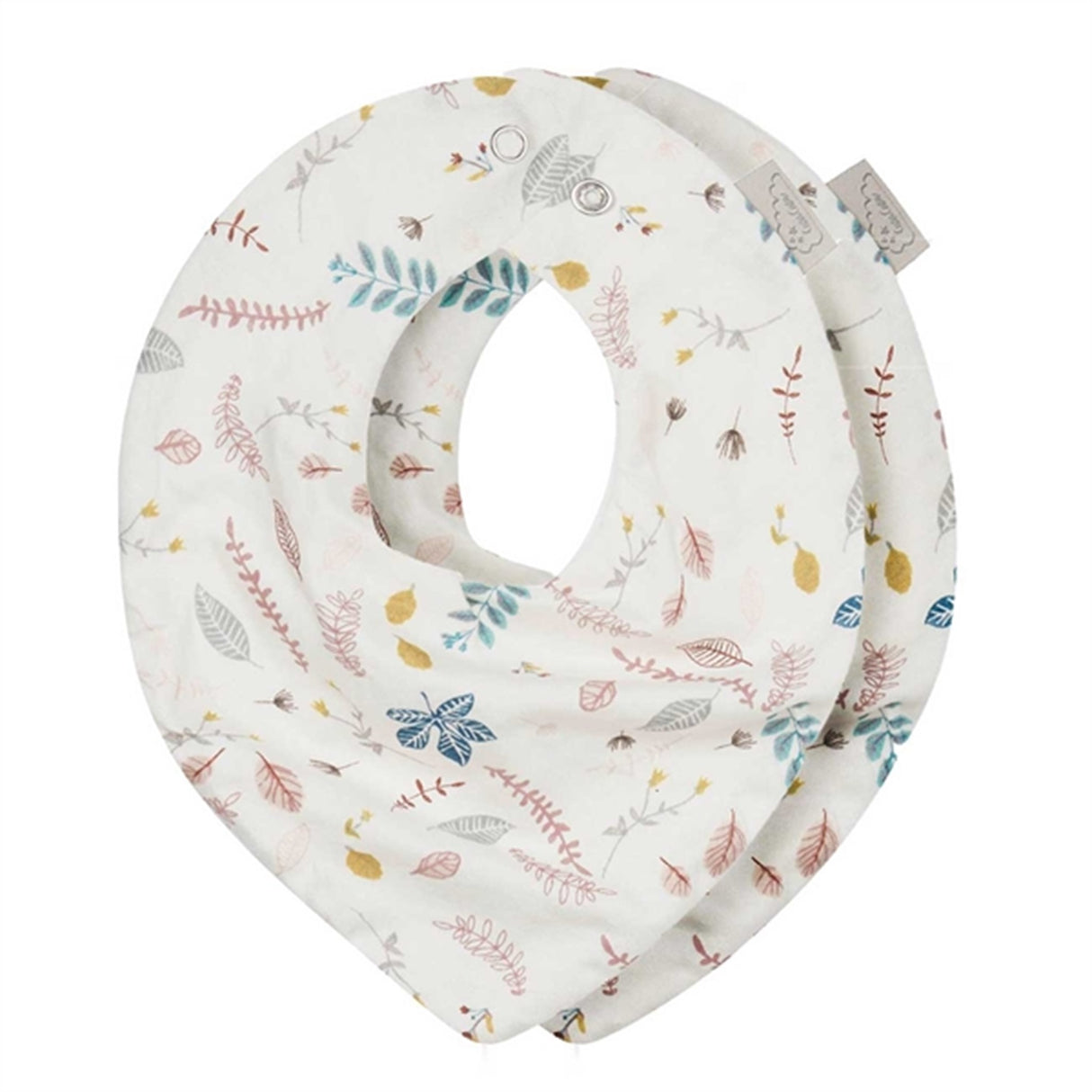 Cam Cam Copenhagen Bandana Teething Bib Pressed Leaves Rose