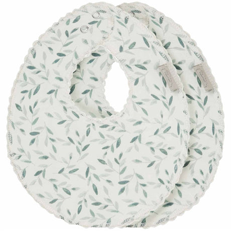 Cam Cam Copenhagen Bib Teething Jersey 2-pack Green Leaves