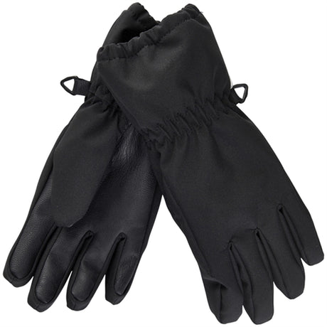 Mikk-Line Softshell Mittens Black