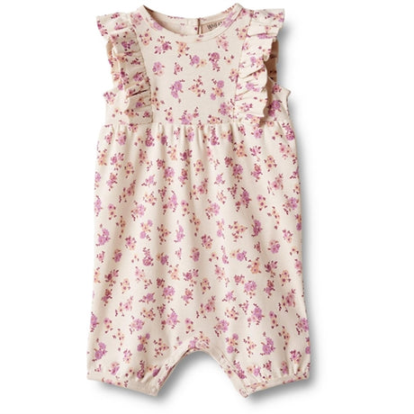 Wheat Shell Flowers Playsuit Havanna