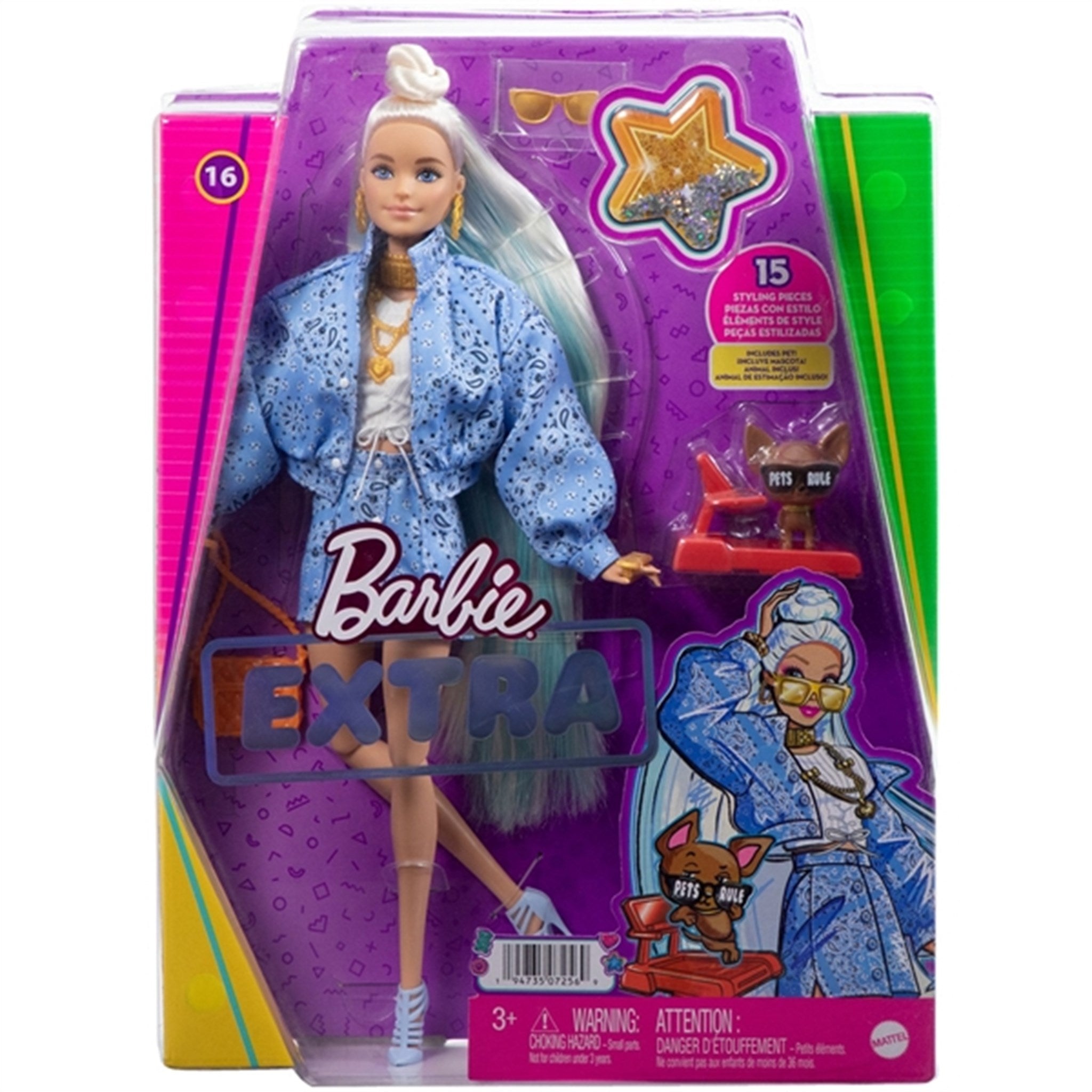 Barbie® Extra Blond Bandana Doll 3