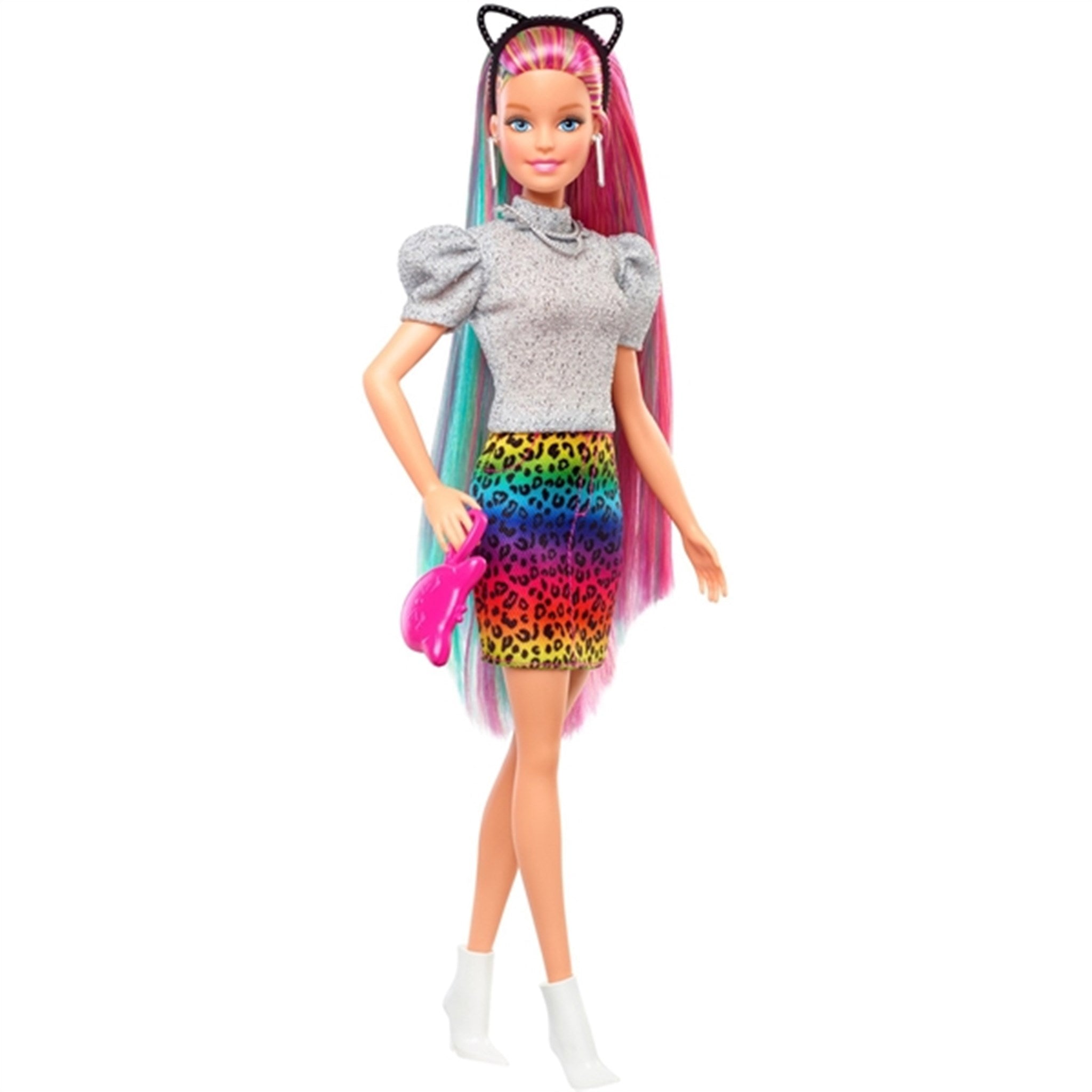 Barbie® Hair Feature Doll Leopard Rainbow 2